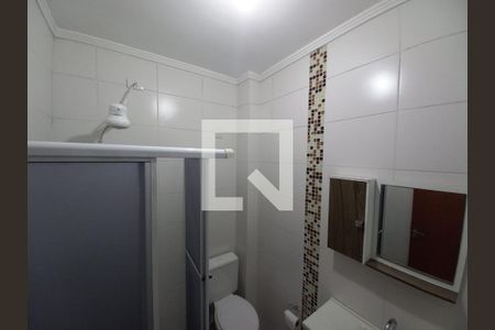 Banheiro de apartamento para alugar com 1 quarto, 32m² em Centro, São Vicente