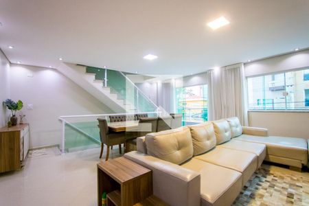 Sala de casa à venda com 3 quartos, 212m² em Vila Assunção, Santo André