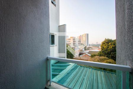 Varanda da sala de casa à venda com 3 quartos, 212m² em Vila Assunção, Santo André