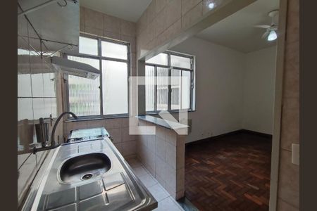 Cozinha de apartamento à venda com 1 quarto, 20m² em Copacabana, Rio de Janeiro