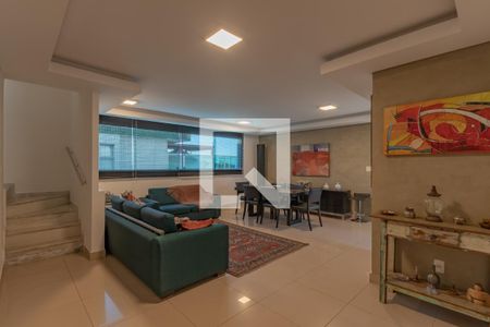 Sala de apartamento à venda com 4 quartos, 205m² em Castelo, Belo Horizonte