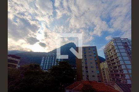Varanda vista Cristo de apartamento à venda com 3 quartos, 95m² em Lagoa, Rio de Janeiro