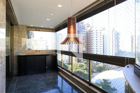 Varanda da Sala de apartamento para alugar com 4 quartos, 305m² em Lourdes, Belo Horizonte