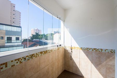 Varanda da sala de apartamento à venda com 2 quartos, 98m² em Jardim Bela Vista, Santo André