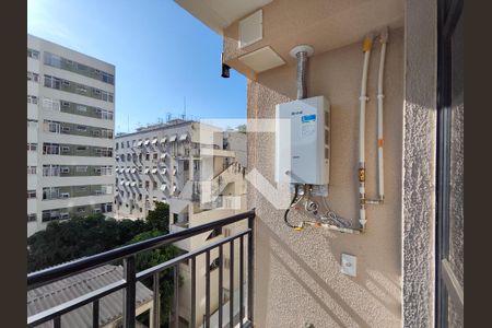 Vista da Sala de apartamento para alugar com 1 quarto, 42m² em São Cristóvão, Rio de Janeiro