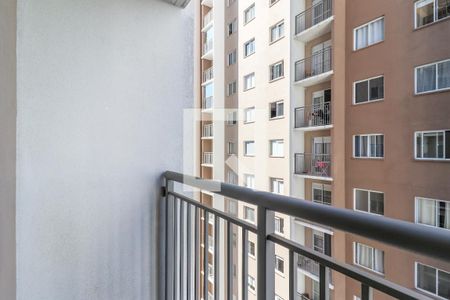 Varanda da Sala de apartamento para alugar com 1 quarto, 24m² em Jardim Caravelas, São Paulo