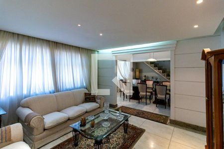 Sala de apartamento à venda com 4 quartos, 336m² em Buritis, Belo Horizonte