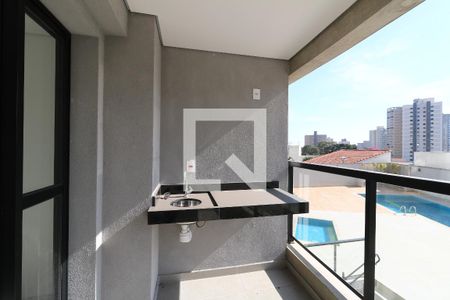 Área Gourmet de apartamento à venda com 3 quartos, 90m² em Vila Assunção, Santo André