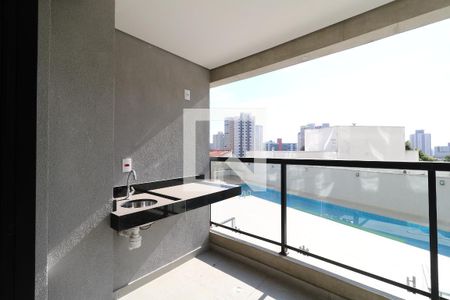 Área Gourmet de apartamento à venda com 3 quartos, 90m² em Vila Assunção, Santo André