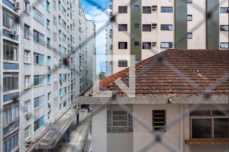 Vista de apartamento para alugar com 1 quarto, 74m² em Aparecida, Santos