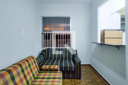 Sala de apartamento para alugar com 1 quarto, 32m² em Guilhermina, Praia Grande