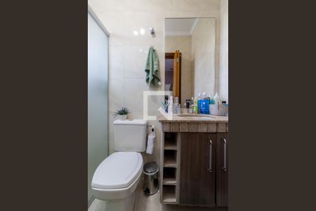 Banheiro Suíte 1 de casa de condomínio à venda com 2 quartos, 55m² em Vila Guilhermina, São Paulo