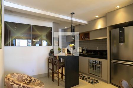 Sala/Cozinha  de apartamento à venda com 2 quartos, 72m² em Lourdes, Belo Horizonte