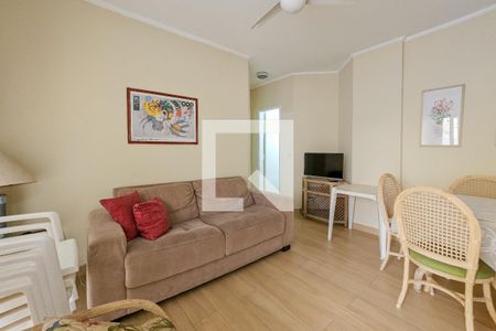 Sala de apartamento para alugar com 2 quartos, 69m² em Pitangueiras, Guarujá