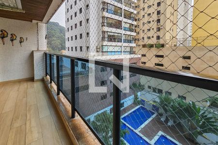 Varanda de apartamento para alugar com 2 quartos, 69m² em Pitangueiras, Guarujá