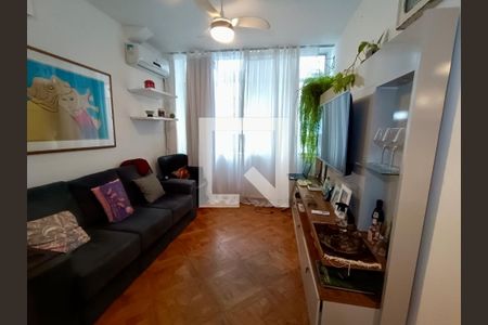 Sala de apartamento à venda com 2 quartos, 42m² em Leblon, Rio de Janeiro