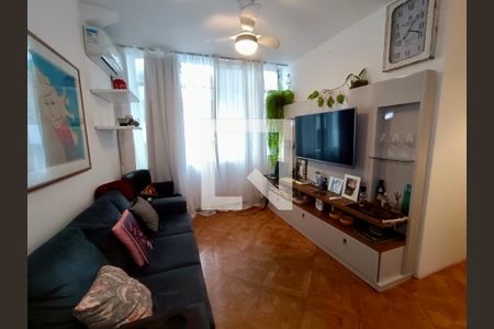 Sala  de apartamento à venda com 2 quartos, 42m² em Leblon, Rio de Janeiro