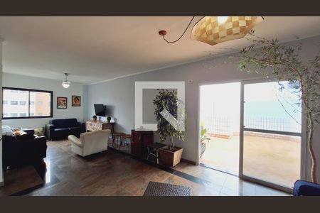 Sala de apartamento para alugar com 5 quartos, 213m² em Guilhermina, Praia Grande