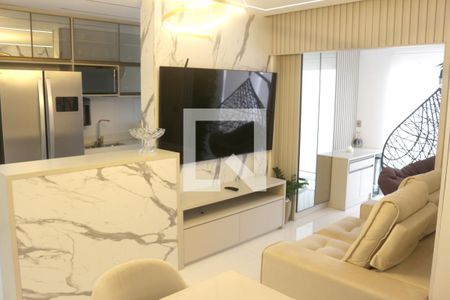 Sala de apartamento à venda com 3 quartos, 76m² em Santa Maria, São Caetano do Sul