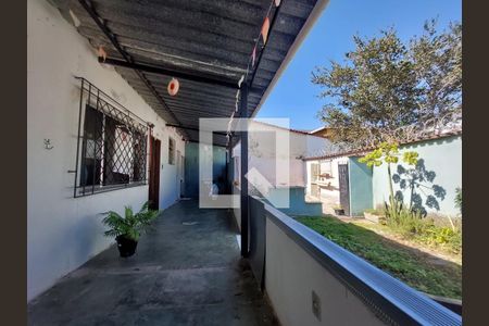 Varanda da Edícula de casa à venda com 3 quartos, 190m² em Esplanada, Belo Horizonte