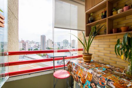 Varanda da sala de apartamento à venda com 2 quartos, 60m² em Casa Branca, Santo André