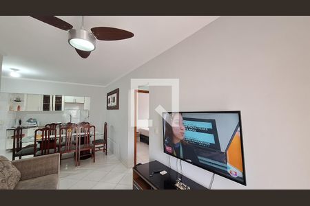 Sala de apartamento para alugar com 2 quartos, 75m² em Caiçara, Praia Grande