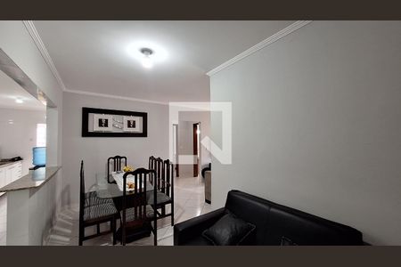 Sala de apartamento para alugar com 2 quartos, 75m² em Caiçara, Praia Grande