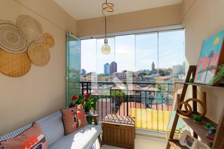 Varanda da Sala de apartamento à venda com 3 quartos, 67m² em Vila Lúcia, São Paulo