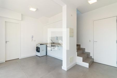 Sala de apartamento para alugar com 1 quarto, 60m² em Vila Olímpia, São Paulo