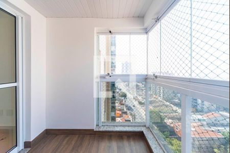 Varanda da Sala de apartamento à venda com 2 quartos, 62m² em Vila Assunção, Santo André