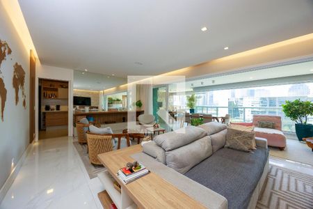 Sala de apartamento à venda com 3 quartos, 189m² em Jardim Morumbi, São Paulo