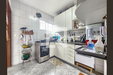 Cozinha de apartamento à venda com 3 quartos, 85m² em São Pedro, Belo Horizonte