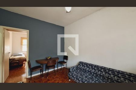 Sala  de apartamento para alugar com 1 quarto, 65m² em Guilhermina, Praia Grande