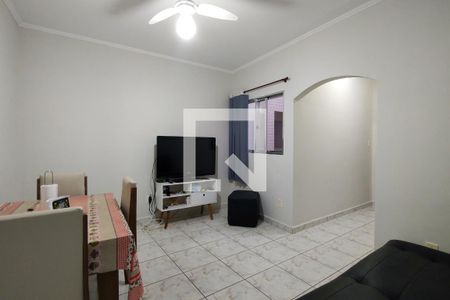 Sala de apartamento para alugar com 2 quartos, 62m² em Tupi, Praia Grande
