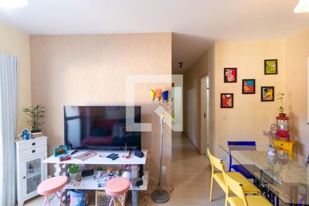 Salas de apartamento à venda com 3 quartos, 78m² em Vila Guararapes, Campinas