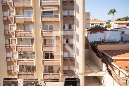 Vista da Sacada Sala de apartamento para alugar com 1 quarto, 40m² em Centro, Ribeirão Preto