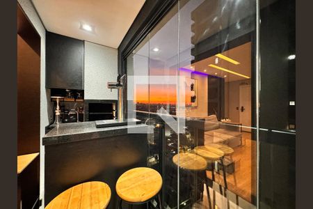 Varanda gourmet de apartamento à venda com 2 quartos, 60m² em Parque das Nações, Santo André