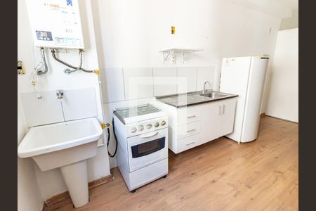 Sala/Cozinha de apartamento para alugar com 1 quarto, 35m² em Brás, São Paulo