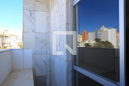 Varanda de apartamento à venda com 2 quartos, 79m² em Carmo, Belo Horizonte