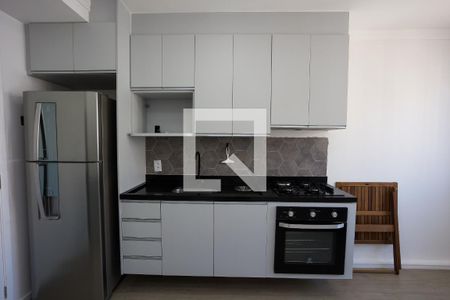 Sala_Cozinha_Serviço de apartamento para alugar com 1 quarto, 27m² em Paraíso do Morumbi, São Paulo