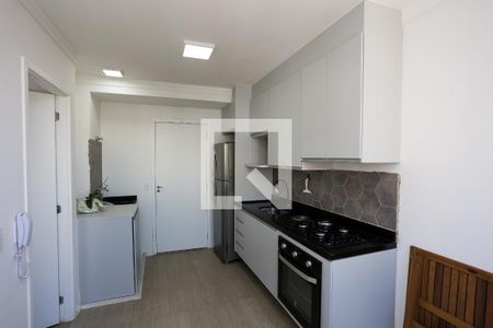 Sala_Cozinha_Serviço de apartamento para alugar com 1 quarto, 27m² em Paraíso do Morumbi, São Paulo