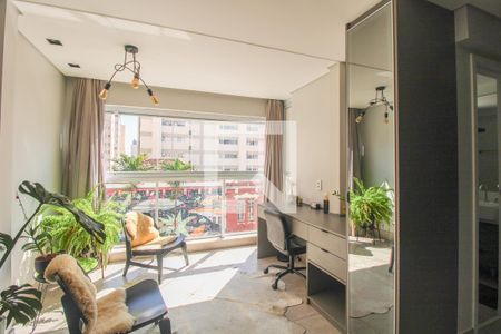 Sala de apartamento para alugar com 1 quarto, 45m² em Centro, Campinas