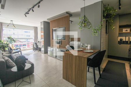 Sala de apartamento para alugar com 1 quarto, 45m² em Centro, Campinas