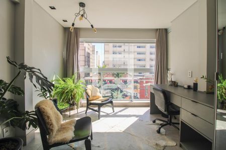 Sala de apartamento para alugar com 1 quarto, 45m² em Centro, Campinas