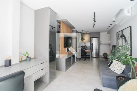 Sala de apartamento para alugar com 1 quarto, 45m² em Centro, Campinas