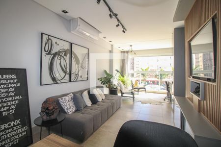 Sala de apartamento para alugar com 1 quarto, 45m² em Centro, Campinas