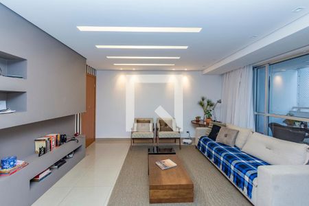 Sala de apartamento à venda com 3 quartos, 140m² em Buritis, Belo Horizonte