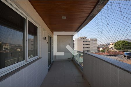 Varanda da Sala de apartamento para alugar com 3 quartos, 112m² em Vila Valqueire, Rio de Janeiro