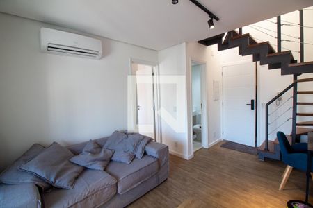 Sala de apartamento à venda com 1 quarto, 75m² em Cidade Monções, São Paulo