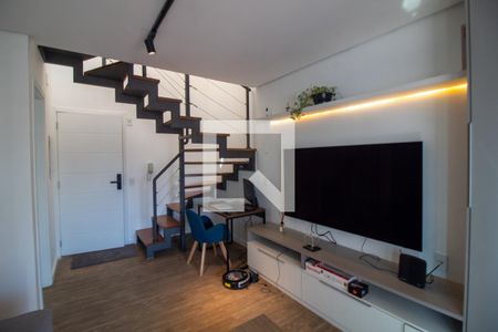 Sala de apartamento à venda com 1 quarto, 75m² em Cidade Monções, São Paulo